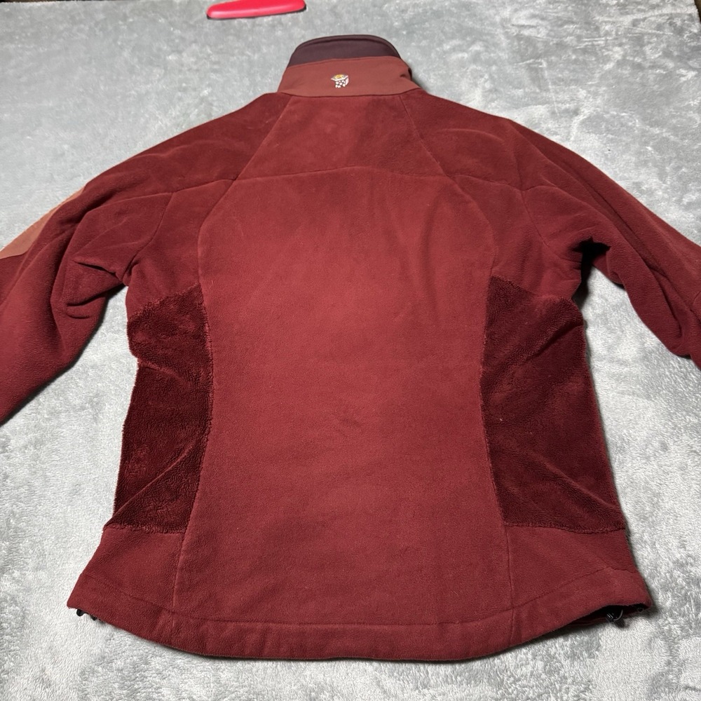 MOUNTAIN HARDWARE WOMENS OAKORAM RED FLEECE FULL ZIP SIZE MEDIUM - Picture 8 of 11